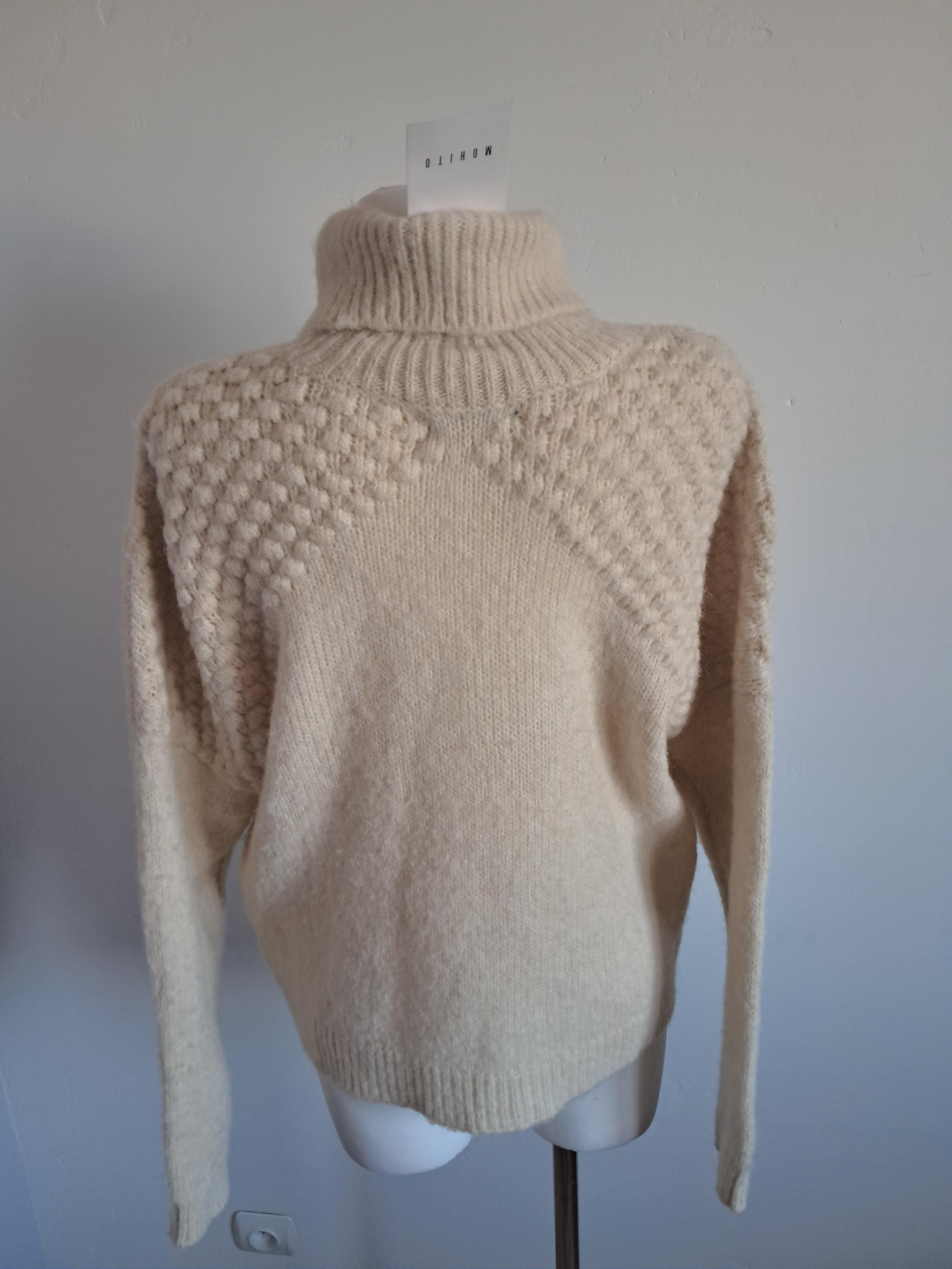 Beżowy sweter Mohito XL