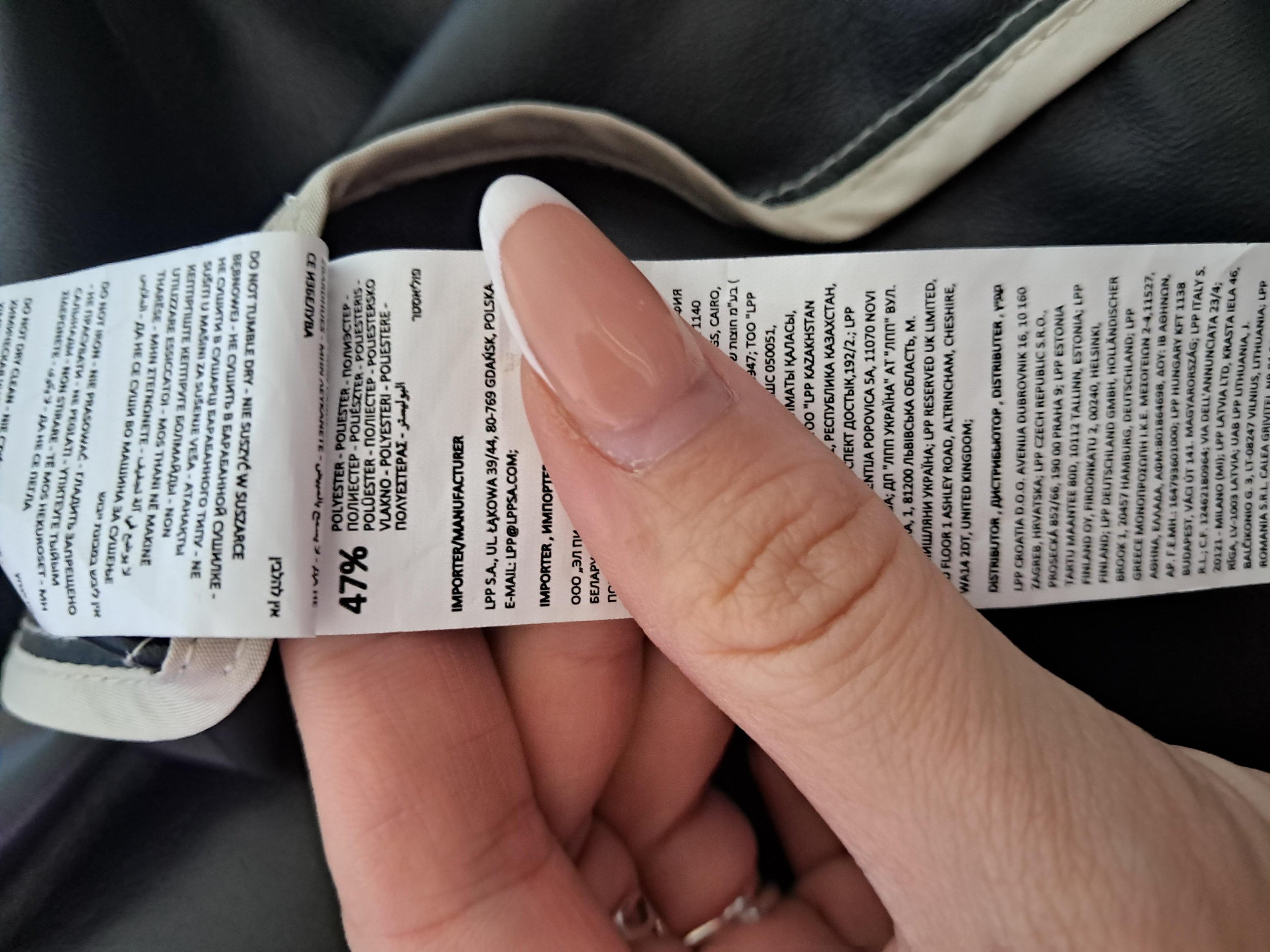 Kremowa wodoodporna parka Reserved XS