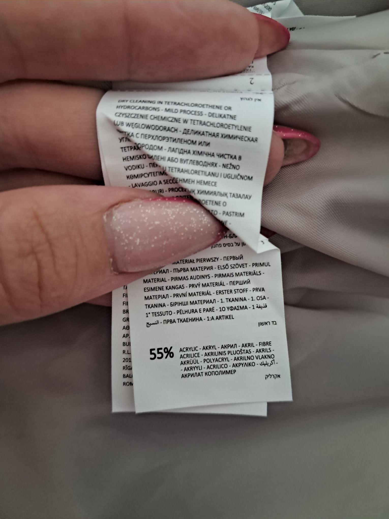 Płaszcz Dwurzędowy Reserved S - z Defektem (Przybrudzenie z Tyłu)