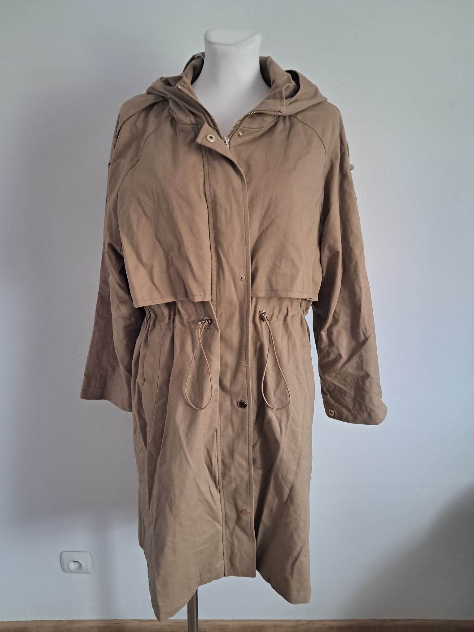 Bawełniana Parka Damska Reserved S - Nowa z Metką (Brak Guzika)